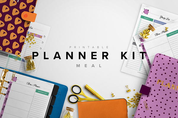 Meal Planner Kit - A5, A4 & Letter