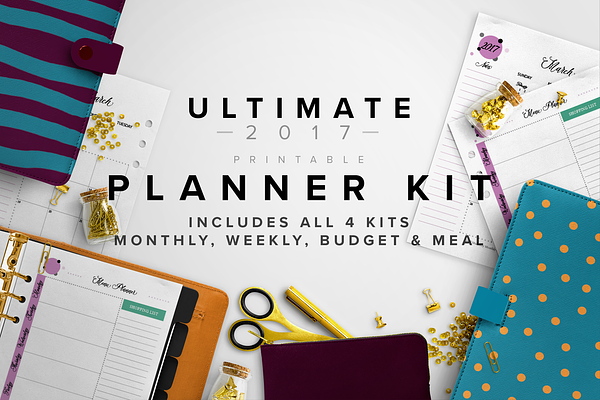 2017 Ultimate Planner Kit- 3 Sizes