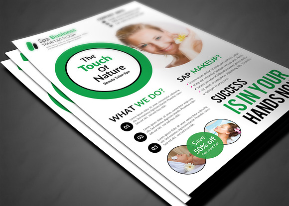 Spa Flyer in Flyer Templates - product preview 2