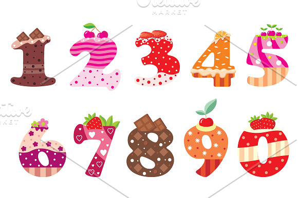 Sweet letters of the alphabet in Illustrations - product preview 4