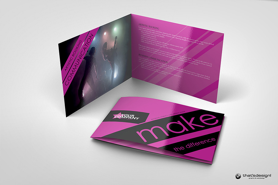 8Pages Event and Artistic Brochure