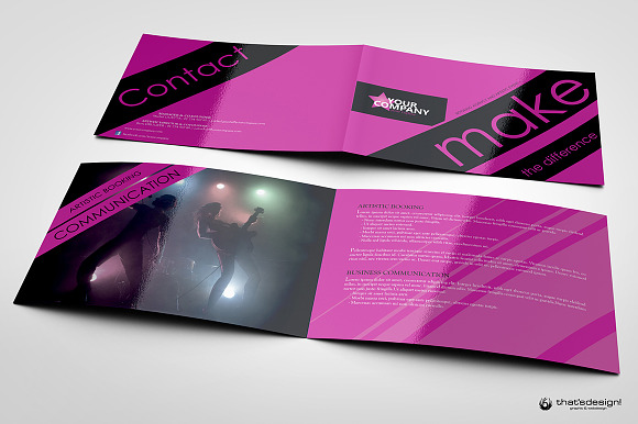 8Pages Event and Artistic Brochure in Brochure Templates - product preview 4