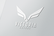 Victoria Motos (Letter V) Logo