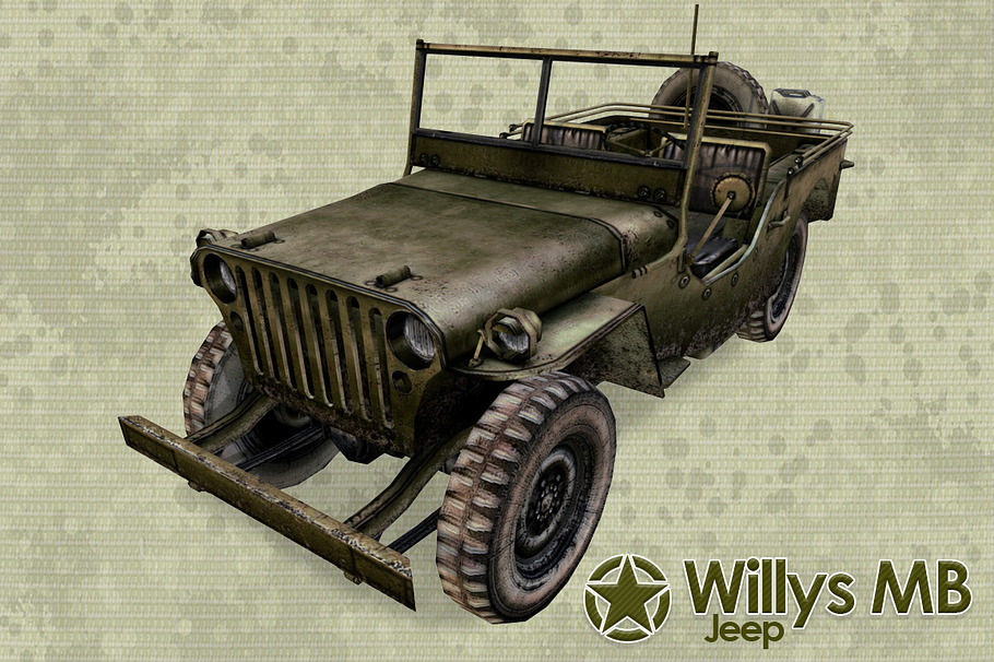 Willys Jeep in Vehicles - product preview 1