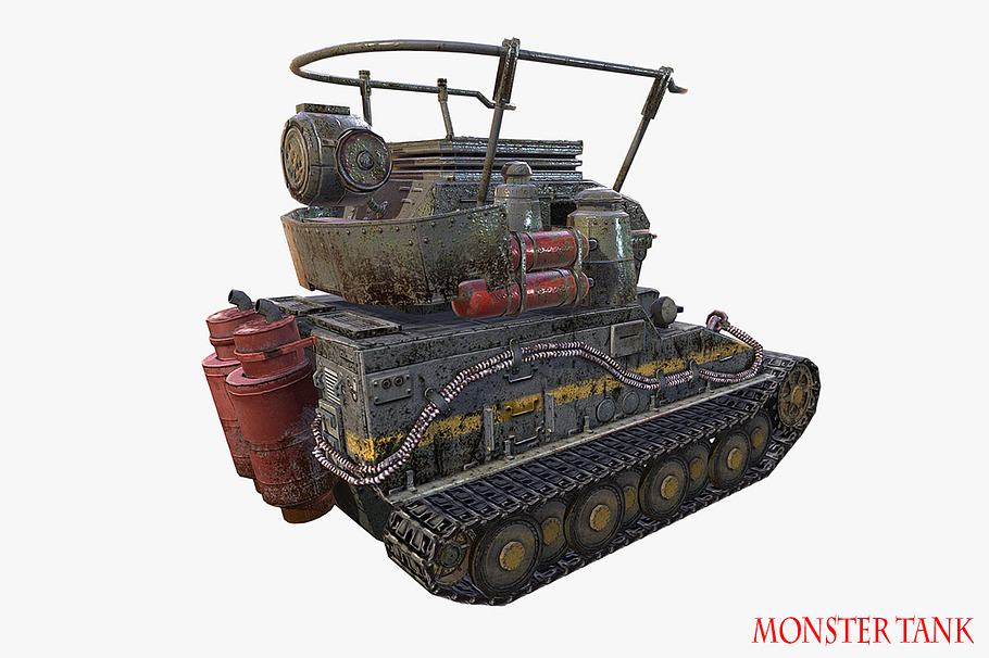 Fictional Tank in Vehicles - product preview 3