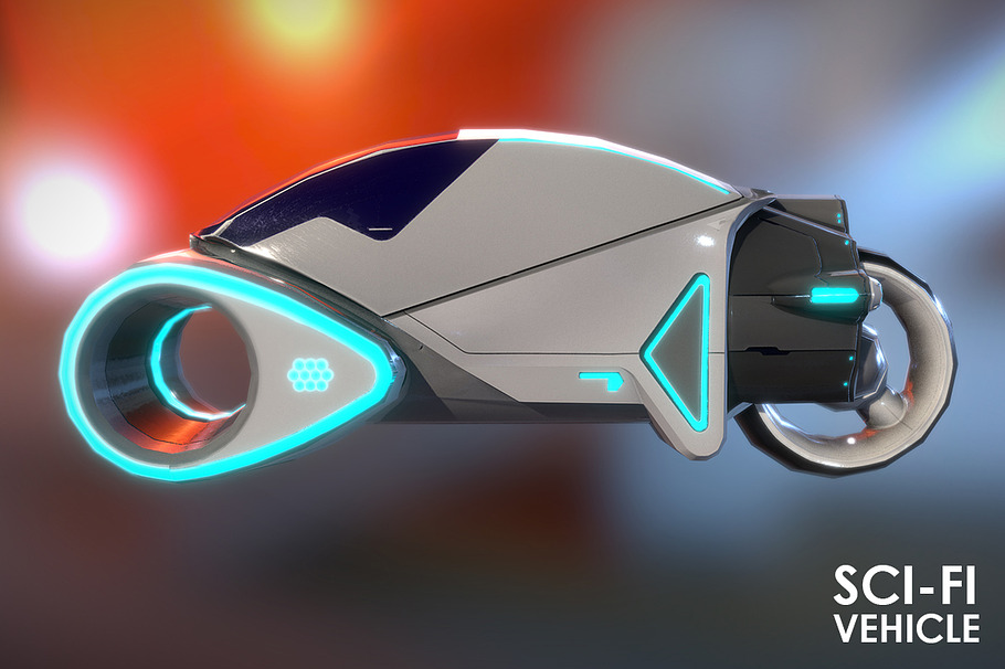 Sci-Fi Vehicle in Vehicles - product preview 1