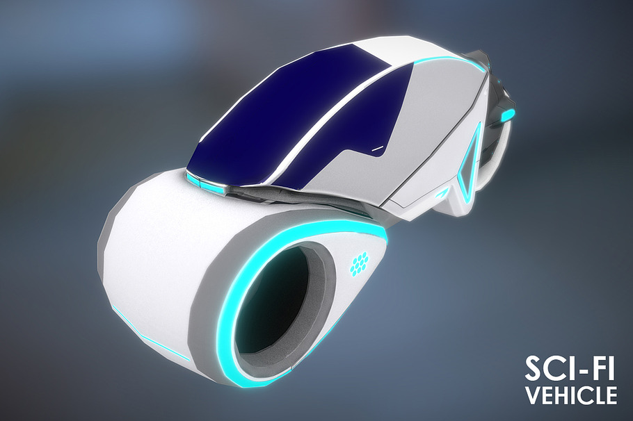 Sci-Fi Vehicle in Vehicles - product preview 6