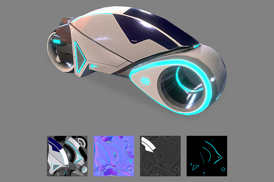 Sci-Fi Vehicle in Vehicles - product preview 10