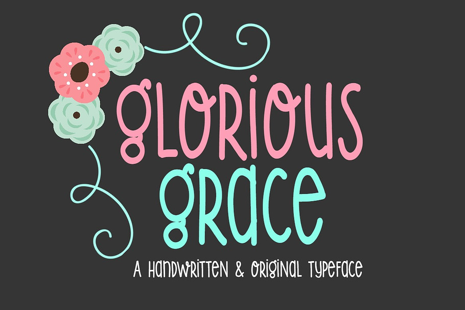 Glorious Grace-Handwritten Font in Display Fonts - product preview 8