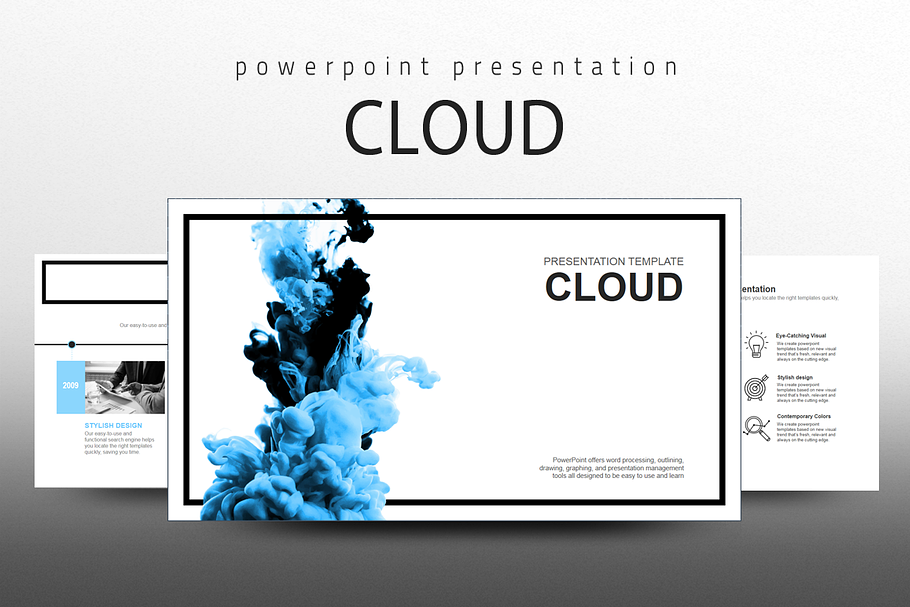 Cloud PPT in PowerPoint Templates - product preview 8