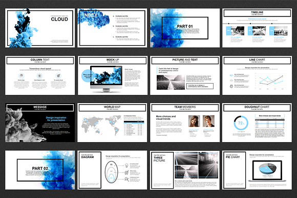 Cloud PPT in PowerPoint Templates - product preview 1