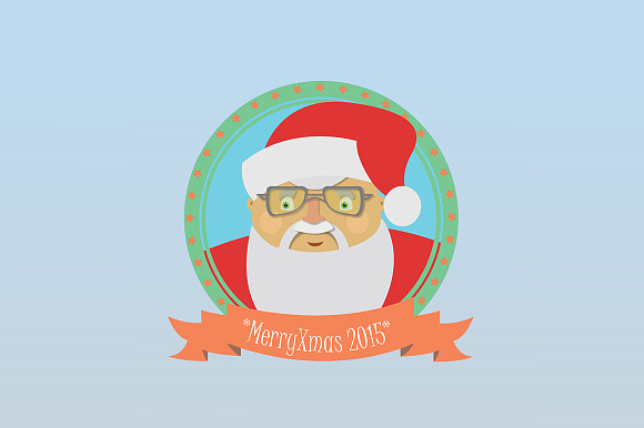 Varied Santa Claus- 56 elements in Illustrations - product preview 2