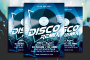 Disco Remix Party Flyer