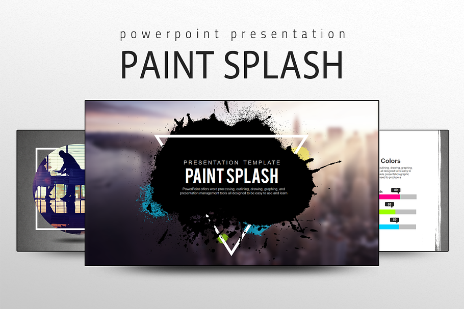 Paint Splash in PowerPoint Templates - product preview 8