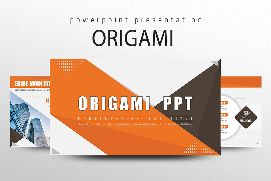 Origami in PowerPoint Templates - product preview 8