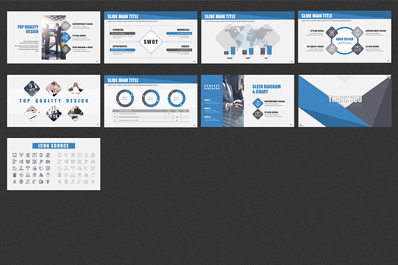 Origami in PowerPoint Templates - product preview 3