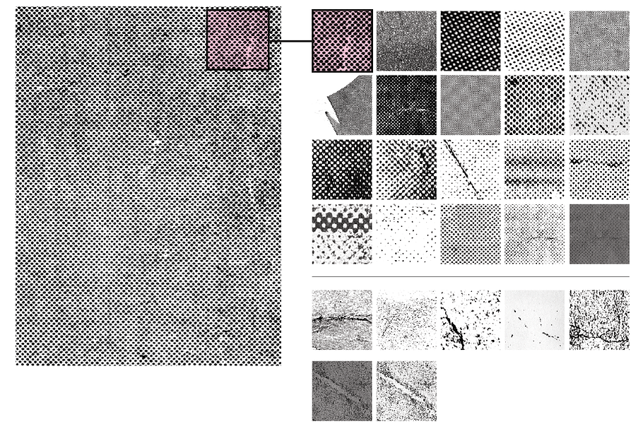 20 Beaten Halftone Textures in Textures - product preview 8