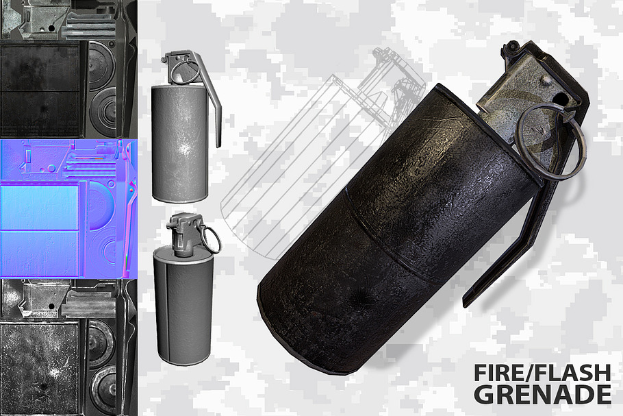 Grenade m14 m18    Flash/Fire/Smoke