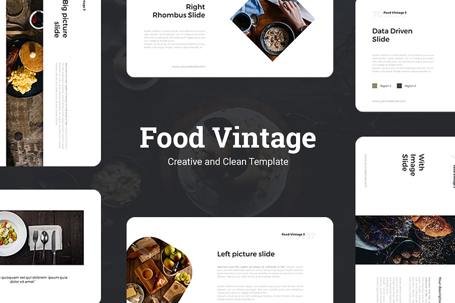 Food Vintage Presentation Template in Keynote Templates - product preview 8