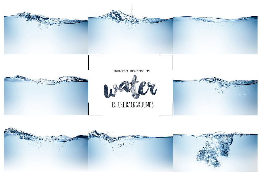 Water Clean Wave Backgrounds in Textures - product preview 8