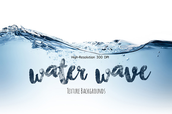 Water Clean Wave Backgrounds in Textures - product preview 2