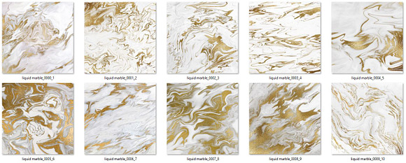 Liquid Gold Marble in Textures - product preview 1