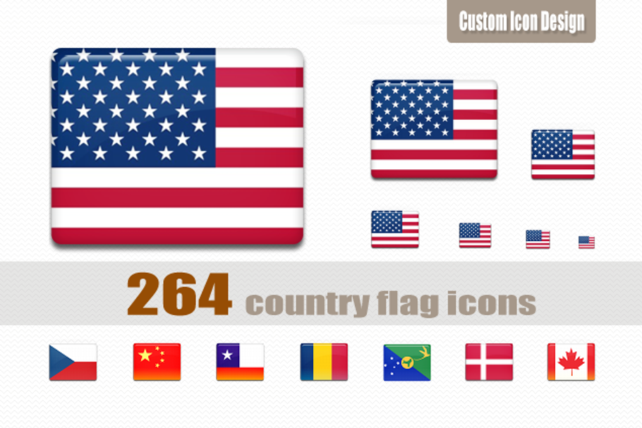 All-in-one Country Flag Icon Set