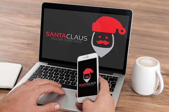 Santa Claus Logo in Logo Templates - product preview 3