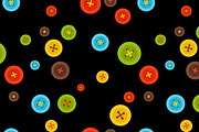 Pattern with color buttons