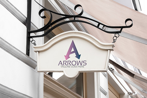 Arrows Logo / A Letter Logo in Logo Templates - product preview 1