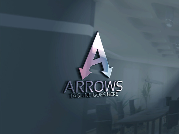 Arrows Logo / A Letter Logo in Logo Templates - product preview 2