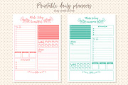 Printable daily planner