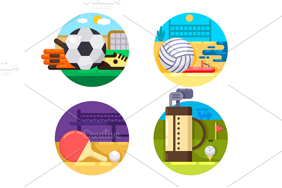 Sports ball games icons in Graphics - product preview 8