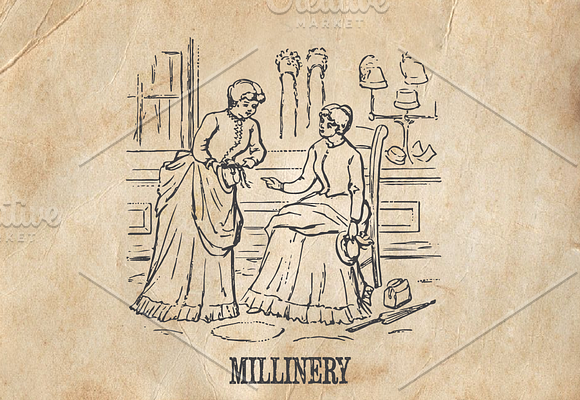 Vintage-Business Engravings in Illustrations - product preview 5