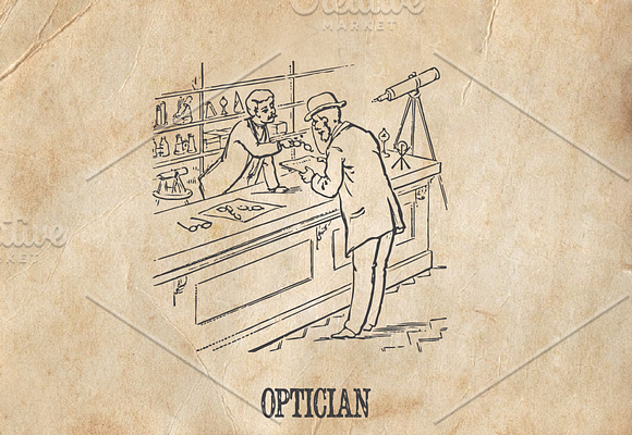 Vintage-Business Engravings in Illustrations - product preview 6