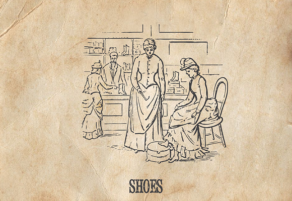 Vintage-Business Engravings in Illustrations - product preview 8