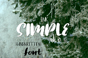 Simple ink font duo