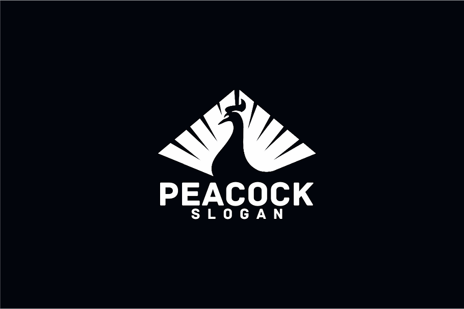 Peacock  in Logo Templates - product preview 8
