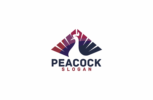 Peacock  in Logo Templates - product preview 1