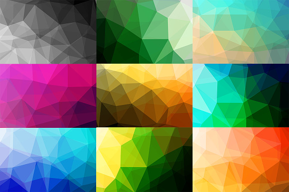 24 Polygonal Backgrounds in Patterns - product preview 2