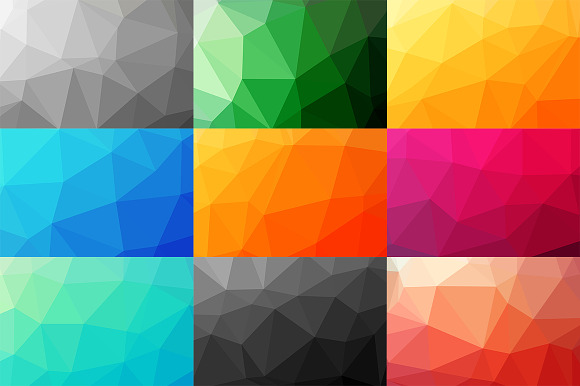 24 Polygonal Backgrounds in Patterns - product preview 3