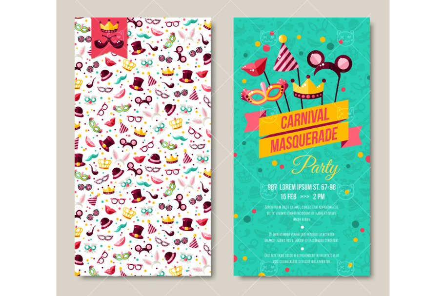Carnival flyers in Illustrations - product preview 8