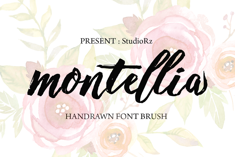 Montellia Brush in Script Fonts - product preview 8