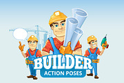 Builder Mascot Set