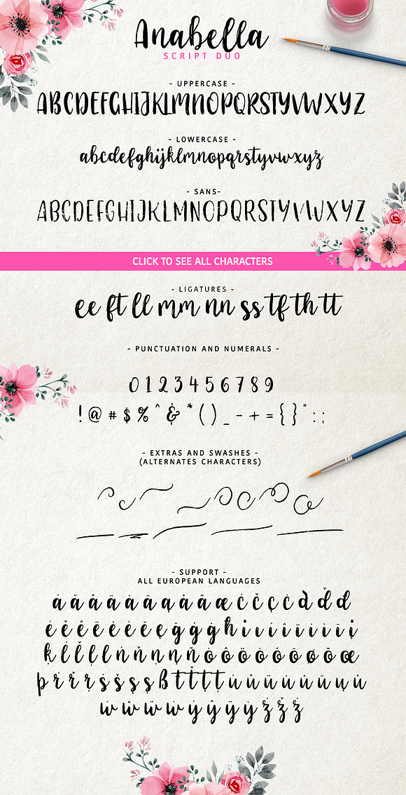Anabella Script in Script Fonts - product preview 5