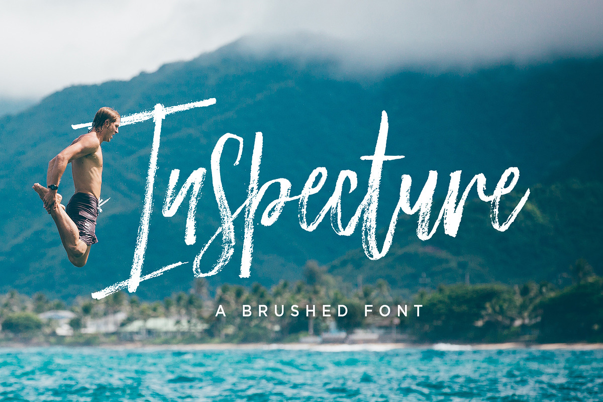 Inspecture Brush Font in Brush Fonts - product preview 8