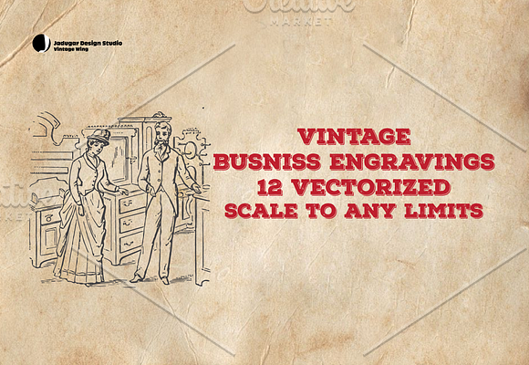 Vintage-Business Engravings in Illustrations - product preview 14