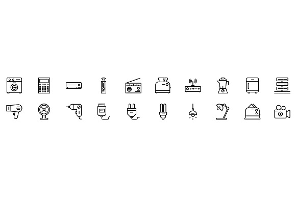 130 Electronics and Devices Icons  in Graphics - product preview 2