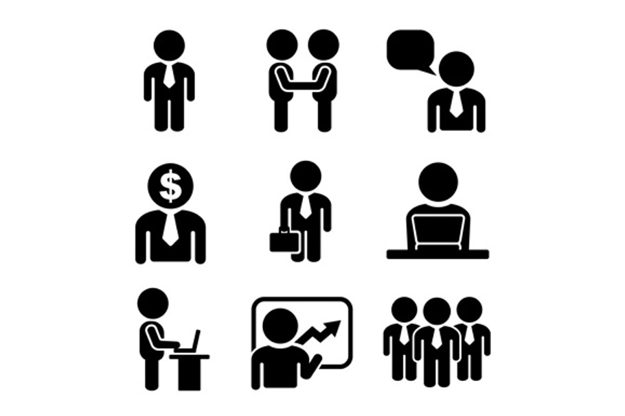 Business and Office People Icon