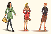 6 Woman in autumn clothes